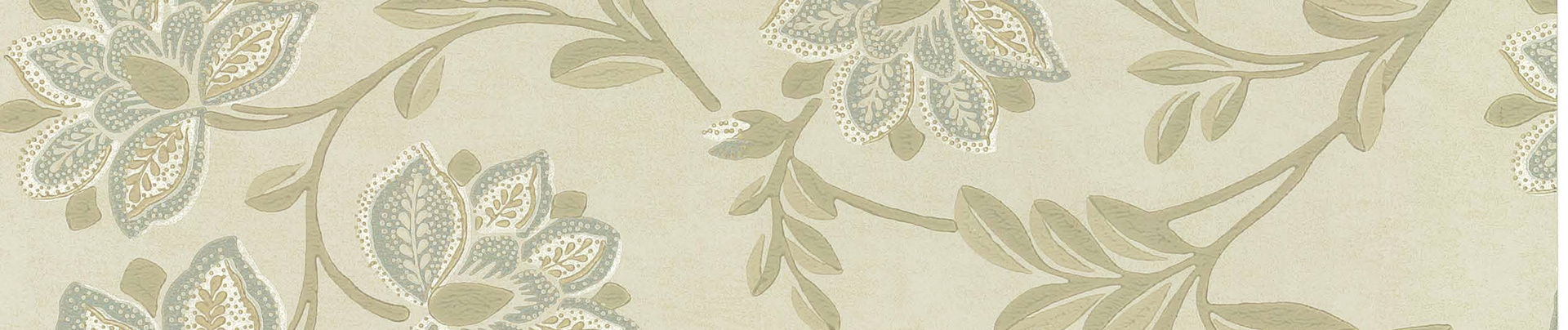 Buy 'Stitch - Twine' Gold Floral Wallpaper | Little Greene