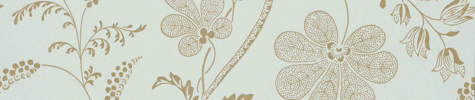 Bedford Square - Larimar' Floral Wallpaper | Little Greene